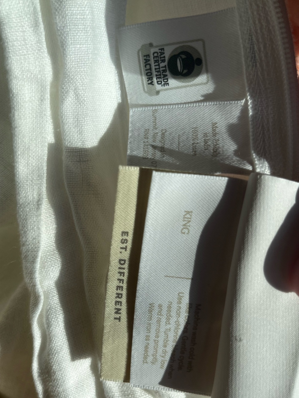Parachute Fitted Sheet King Linen Roll & Branch 2 Pillowcases Minimalist - Picture 6 of 11